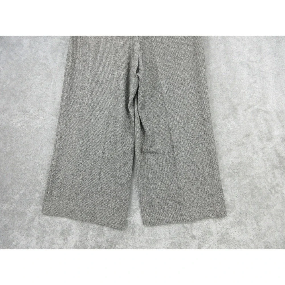 Ann Taylor Pants Womens 8 Wide Leg Office‎ Career Gaucho High Waist Trouser Gray